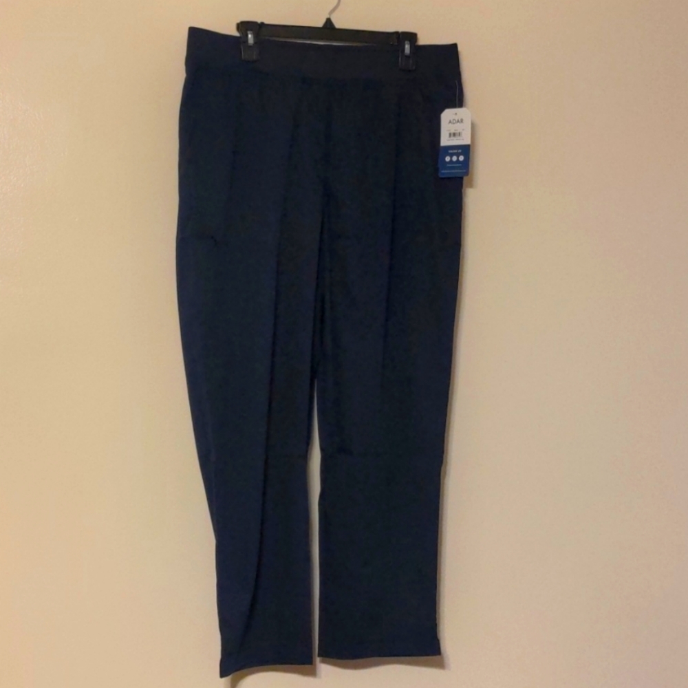 Adar pro yoga waist /skinny leg navy 2X